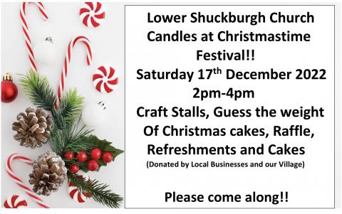 Details of the Christmas Fair at Lower Shuckburgh