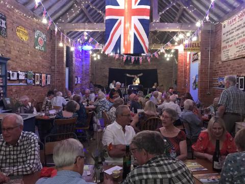 Over 60 people sat down to enjoy a 2 course meal, entertainment and a quiz.