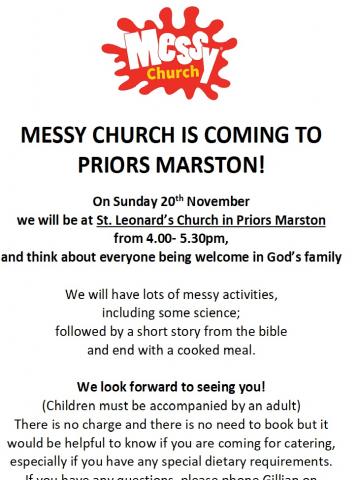 Messy Church at Priors Marston